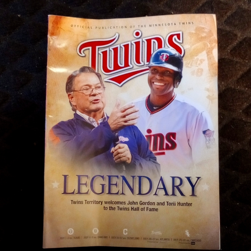Twins game publication of Torii Hunter into H.O.F.